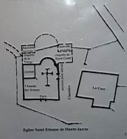 Haute-Jarrie, Eglise Saint-Etienne, Plan